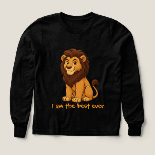 Mooie leeuwen kids sweatshirt "Ik ben de beste ooi