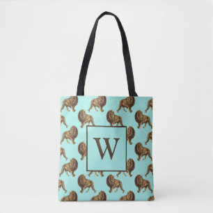 Mooie Leeuwen Monogram Leeuwen Draagtas