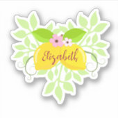 Mooie Lemon Sticker (Voorkant)