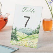 Mooie lente landschap bruiloft reclamebord met voetstuk (Insitu)