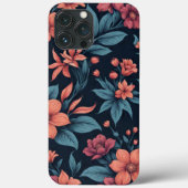 Mooie lente roze & rood bloemmotief kunst Case-Mate iPhone case (Achterkant)