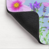 Mooie lente wilde bloemen muismat (Hoek)