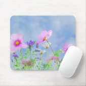 Mooie lente wilde bloemen muismat (Met muis)