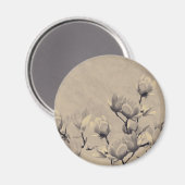 Mooie lentesbloem magneet (Voorkant / Achterkant)