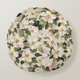 Mooie lentesbloem met bloesems rond kussen