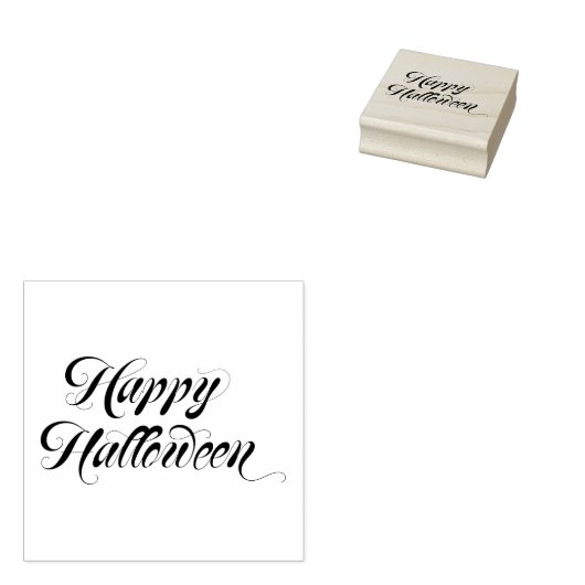 Mooie Letter Halloween Kerstmis Rubberstempel (Gestempeld)
