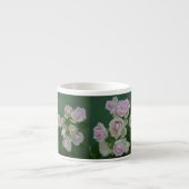 Mooie lichte roze rozen espresso kop (Voorkant)