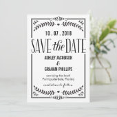 Mooie liefde bespaart de datumkaart save the date (Staand voorkant)