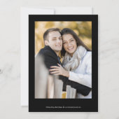 Mooie liefde bespaart de datumkaart save the date (Achterkant)