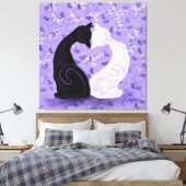 Mooie liefde canvas (Insitu (Slaapkamer))