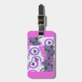 Mooie liefde hart motief art print bagagelabel (Voorkant verticaal)