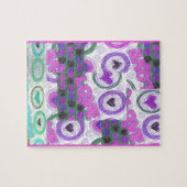 Mooie liefde hart motief art print legpuzzel (Horizontaal)