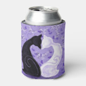 Mooie Liefde Koelbox met Kat Paar Blikjeskoeler (Blikje Voorkant)