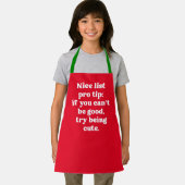 Mooie lijst leuke, grappige kinderen met rode en g schort (Insitu)