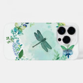 Mooie likkervlieg en bloemen Case-Mate iPhone case (Achterkant (horizontaal))