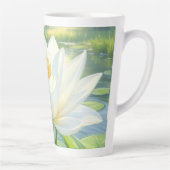 Mooie Lily Flower Latte Mok (Rechts)
