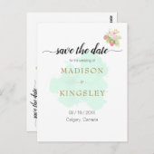 Mooie Lime Green 💚 Botanische Boho bruiloft Briefkaart (Voorkant / Achterkant)