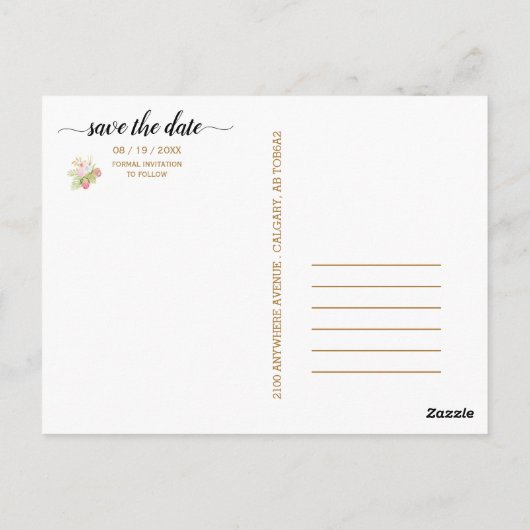 Mooie Lime Green 💚 Botanische Boho bruiloft Briefkaart (Achterkant)