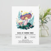 Mooie Little Digital Mushroom Verjaardag Kaart (Staand voorkant)