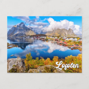 Mooie Lofoten, Noorwegen Briefkaart