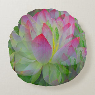 Mooie Lotus....... Rond Kussen