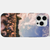 Mooie lucht boven de vlakte Case-Mate iPhone case (Achterkant (horizontaal))