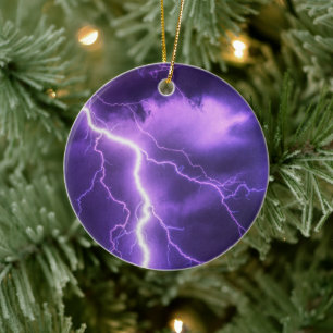 mooie lucht, donder keramisch ornament