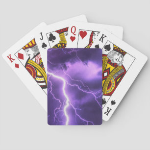 Mooie lucht, donder pokerkaarten