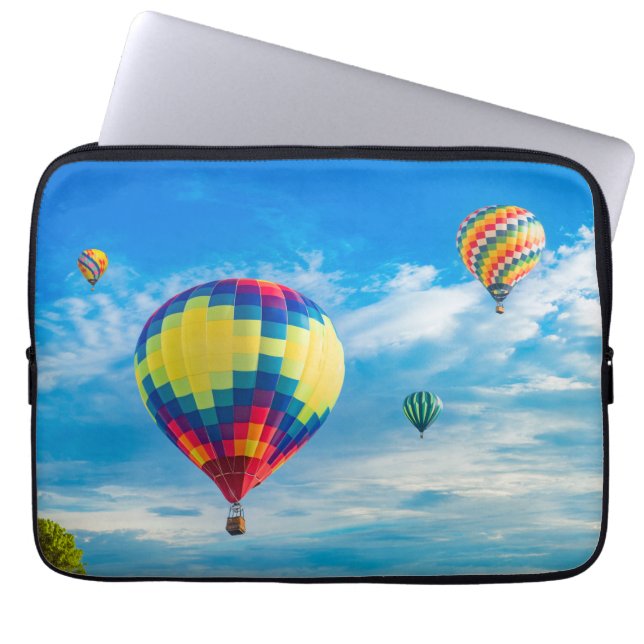Mooie luchtballonnen laptop sleeve (Voorkant)