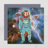 Mooie Luiaard Kerstkaart (Voorkant / Achterkant)