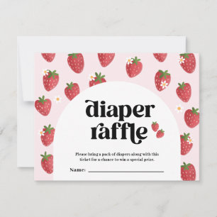 Mooie Luiersloterij Bes Zoete Baby Shower kaart