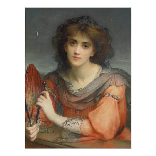 Mooie Luna maangodin Hallé CC1177 Perfect Poster (Voorkant)