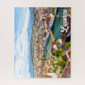 Mooie Luzern, Zwitserland Legpuzzel (Verticaal)