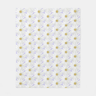 Mooie madeliefjesbloemen fleece deken