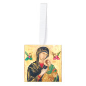 Mooie Madonna en kerstmis Kubus Ornament (Voorkant)