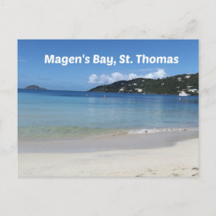 Mooie Magen's baai, St. Thomas Briefkaart