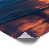 Mooie magische noorderlichten poster (Hoek)