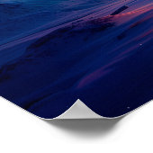 Mooie magische noorderlichten poster (Hoek)