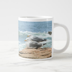 Mooie Maine Coast Acadia Seagulls Extra Grote Beker