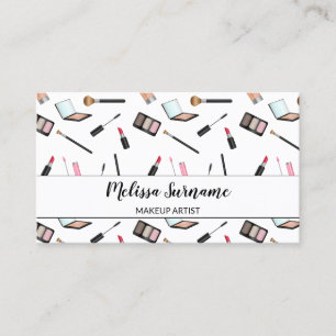 Mooie Make-up Patroon - Personaliseerbaar Visagist Visitekaartje