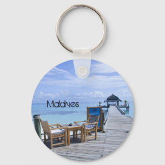Mooie Maldiven Beach Sleutelhanger