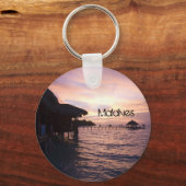 Mooie Maldiven Beach Sleutelhanger (Voorkant)