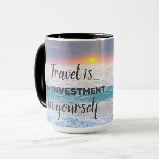 Mooie Maldiven Beach Sunset Mok (Voorkant links)