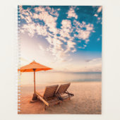 Mooie Maldiven Beach Sunset Planner (Voorkant)