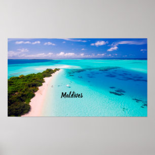 Mooie Maldiven Poster