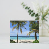 Mooie Malediven Briefkaart (Staand voorkant)