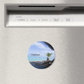 Mooie Malediven strandmagneet Magneet (Insitu (Vaatwasser))