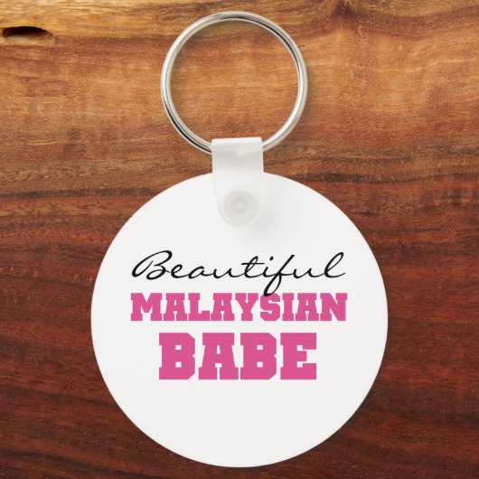 Mooie Maleisische baby Sleutelhanger (Voorkant)