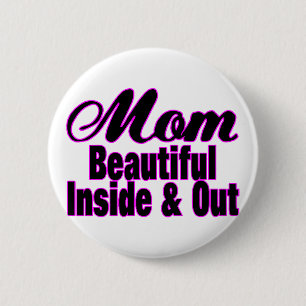 Mooie mam ronde button 5,7 cm