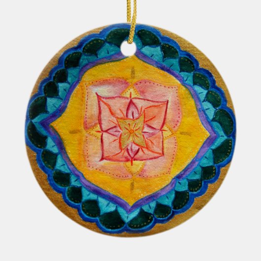 Mooie Mandala Cirkel Ornament (Voorkant)
